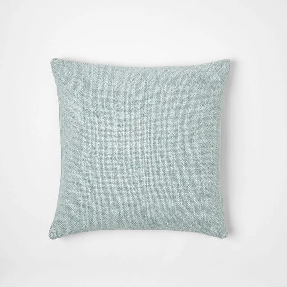 Flinders Linen Cushion - Smoke Blue 5 Flinders Linen Cushion - Smoke Blue - Image 3