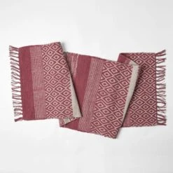 Mali Bath Mats - Rust Ivory -Koala Home Shop M F Mali Bath Runner Rust 20917102