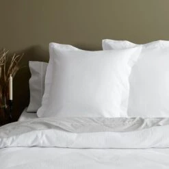 Metro Quilt Cover - White -Koala Home Shop M F Metro White Euro web 1