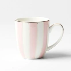 Miss Stripe Tea Set - Pastel Pink -Koala Home Shop M F Miss Stripe Mug Pastel Pink 19230403 1