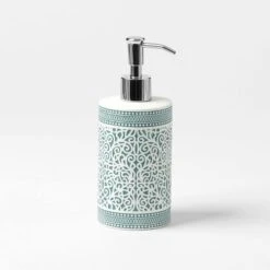 Orissa Bathroom Accessories -Koala Home Shop M F Orissa Soap Dispenser Teal 20226201 1