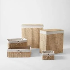 Papier Laundry Set - Natural 10 Papier Laundry Set - Natural -Koala Home Shop M F Papier Storage 0 R