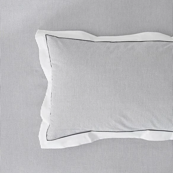 Portofino Quilt Cover - Grey 3 Portofino Quilt Cover - Grey