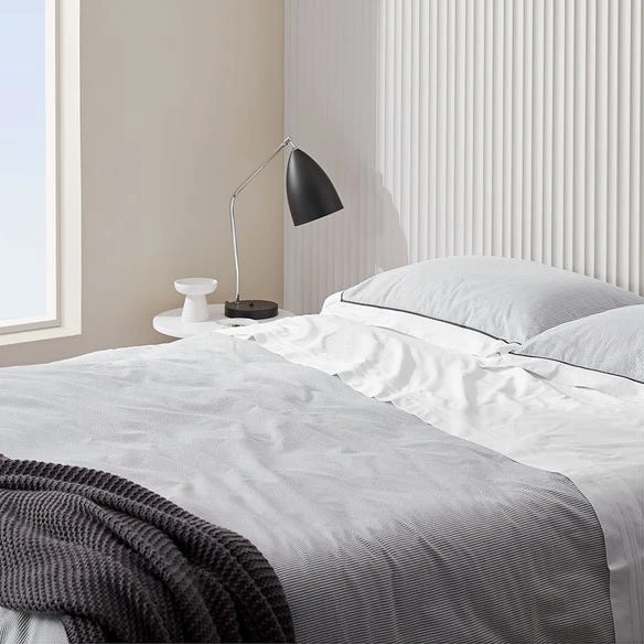 Portofino Quilt Cover - Grey 10 Portofino Quilt Cover - Grey - Image 8