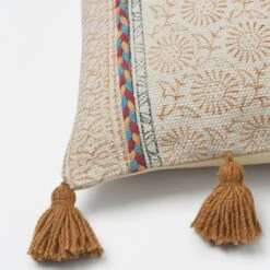 Samode Tassel Cushion -Koala Home Shop M F Samode Cushion w Tassel 50x50cm 20948701 Detail 1