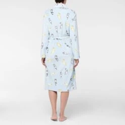 Sleepy Cats Robe 10 Sleepy Cats Robe -Koala Home Shop M F Sleepy Cats Bathrobe 20911501 Back