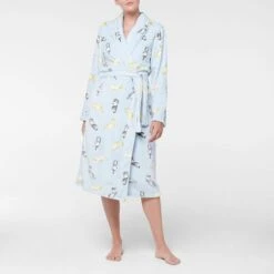 Sleepy Cats Robe 11 Sleepy Cats Robe -Koala Home Shop M F Sleepy Cats Bathrobe 20911501 Front