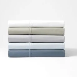 Carlson Royale 600 TC Egyptian Cotton Sheet Set - Pale Blue -Koala Home Shop M F WL Carlson Royale SS W21 166832 R 1