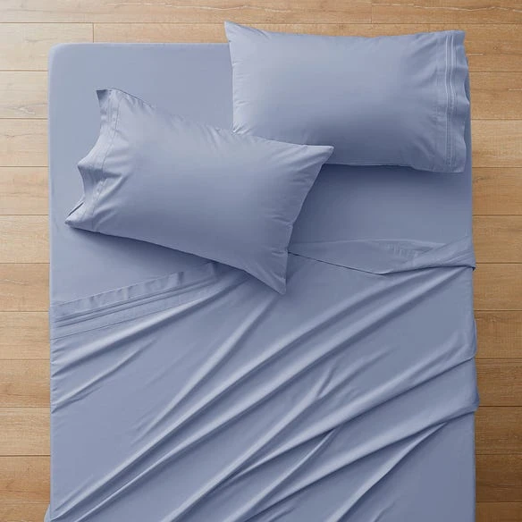 Caton 500 TC Bamboo/ Cotton Sheet Set - Chambray 4 Caton 500 TC Bamboo/ Cotton Sheet Set - Chambray - Image 2