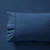 Pure 250 TC Egyptian Cotton Sheet Set - Indigo 1 Pure 250 TC Egyptian Cotton Sheet Set - Indigo -Koala Home Shop M F S23 Pure SS Indigo Detail SI 7