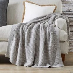 Moss Throw - Mist -Koala Home Shop m f moss border throw mist 18445501 1