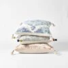Piper Tassel Cushion - Ivory/Blue